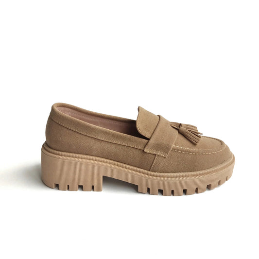 Mocasines Mae Beige