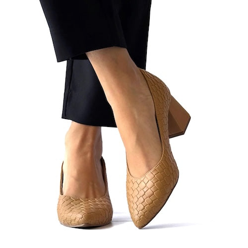 Tacones Ines Camel