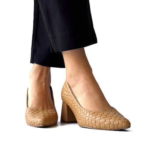 Tacones Ines Camel