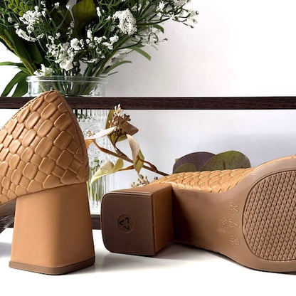 Tacones Ines Camel