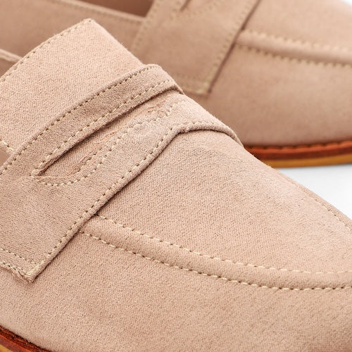 Mocasines Clásicos Beige