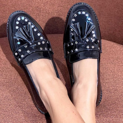 Mocasines Mónica Negro