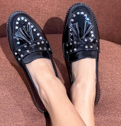 Mocasines Mónica Negro