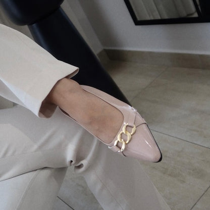Baletas Valerie Beige