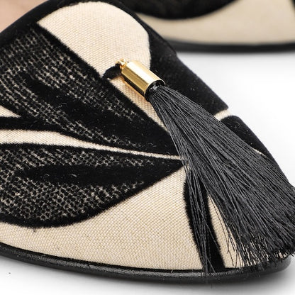 Slippers Olympia Nabril Adorno Negro