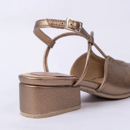 Tacones Espinela Bronce