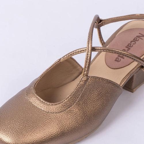 Tacones Espinela Bronce