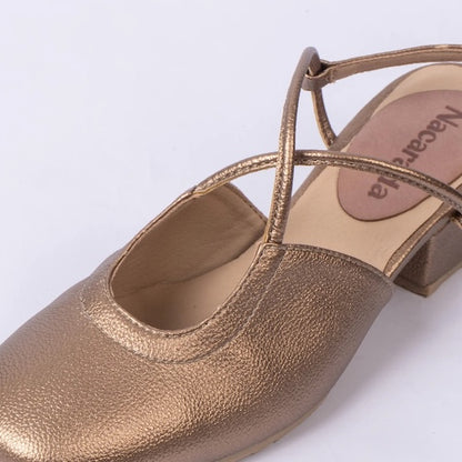Tacones Espinela Bronce