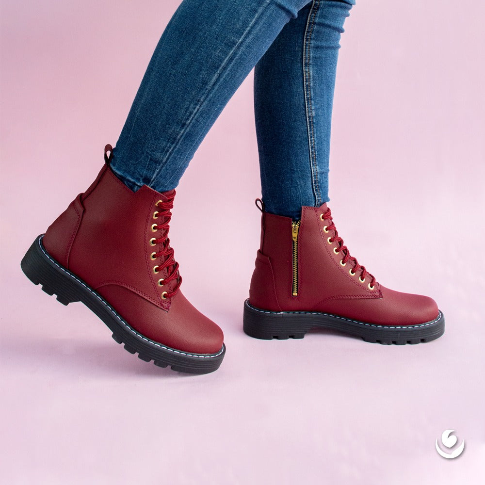 Botines Rojo