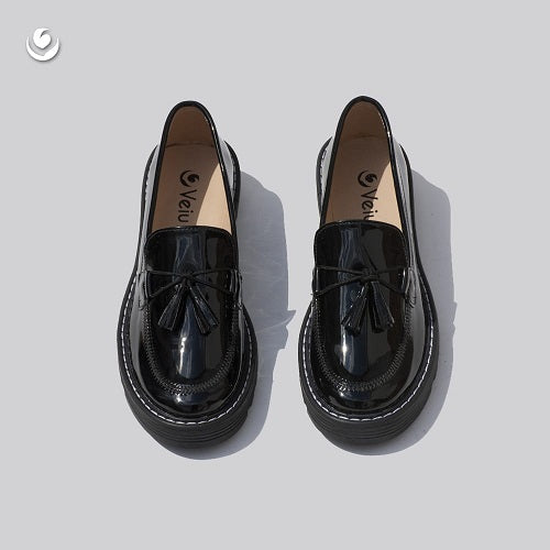 Mocasin Charol Negro