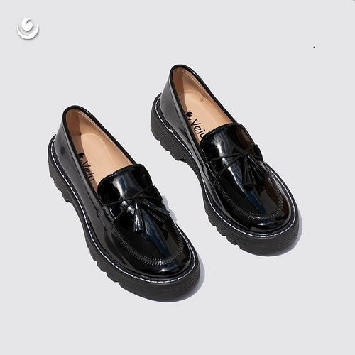 Mocasin Charol Negro