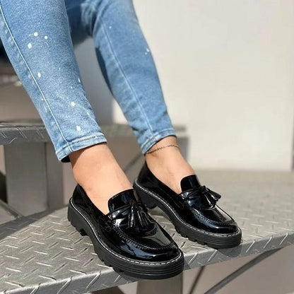 Mocasin Charol Negro