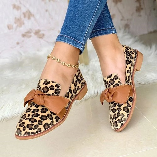 Baletas Moño Animalprint