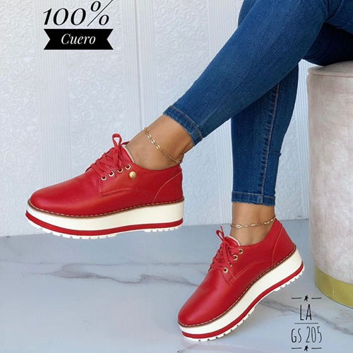 Bolichero en Cuero Rojo