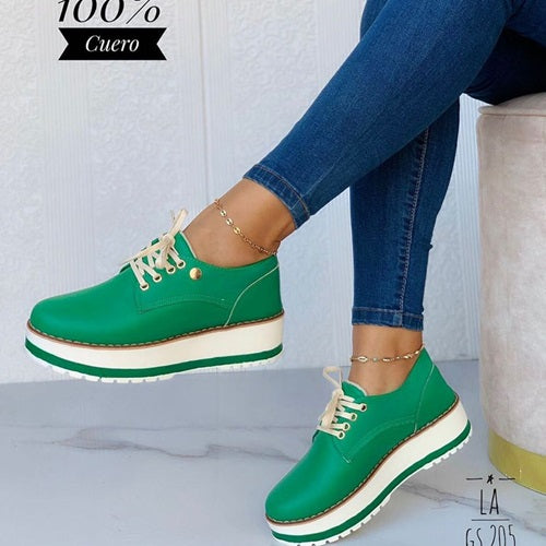 Bolichero en Cuero Verde