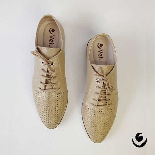 Bolichero en Cuero Beige