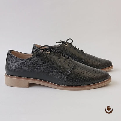 Bolichero en Cuero Negro