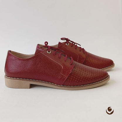 Bolichero en Cuero Rojo