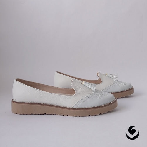 Baletas Charol Blanco