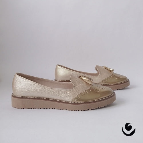 Baletas Charol Champaña