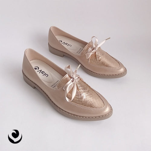 Baletas Charol Oro Rosa