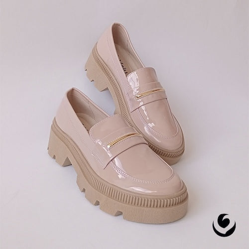 Mocasines Charol Rosa
