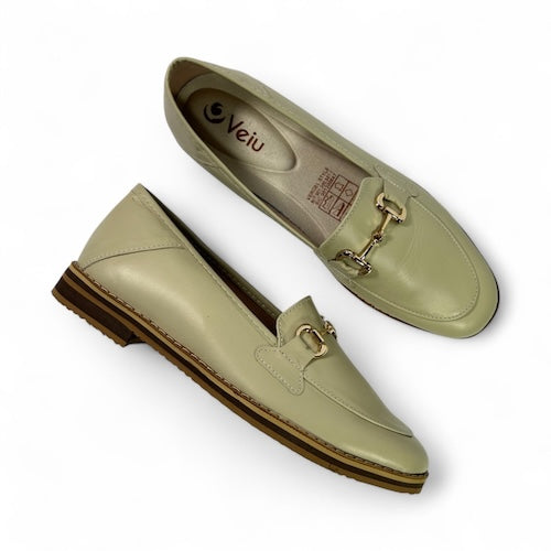 Mocasines en Cuero Verdes