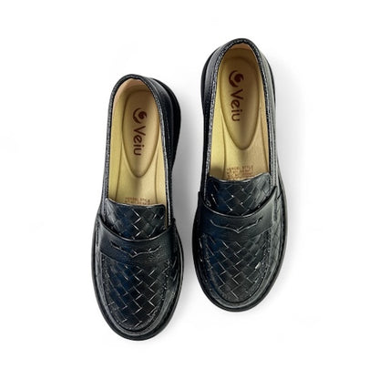 Mocasines Cuero Negro