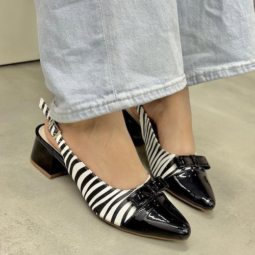 Tacones Animal Print Destalonados