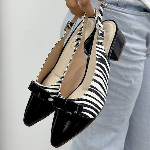 Tacones Animal Print Destalonados