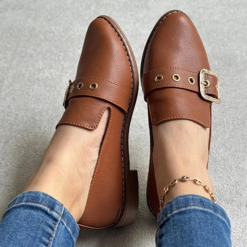 Baletas Cerradas Miel