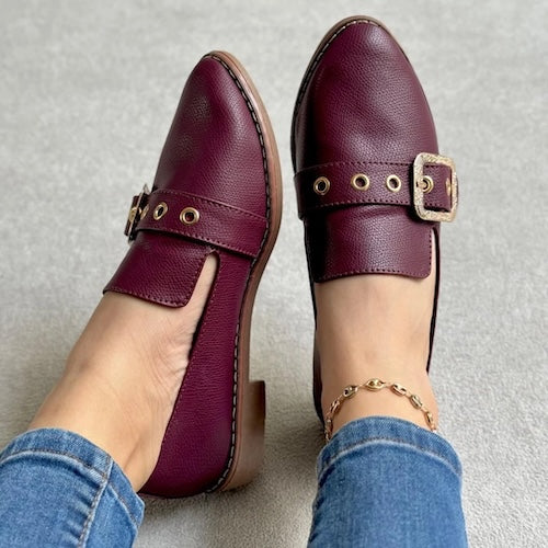 Baletas Cerradas Rojas