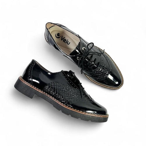 Bolichero Charol Negro