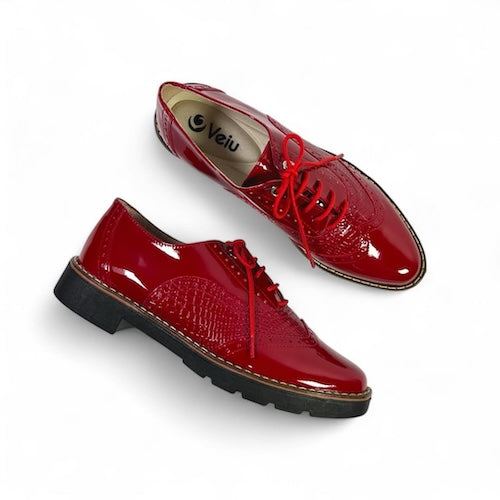 Bolichero Charol Rojo