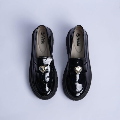 Mocasines Charol Negro