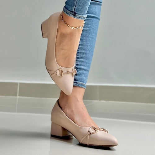 Tacones Beige Claro