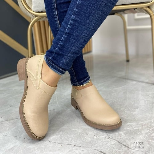 Botines Beige