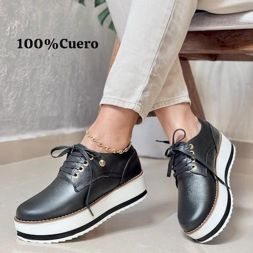 Bolichero en Cuero Negro