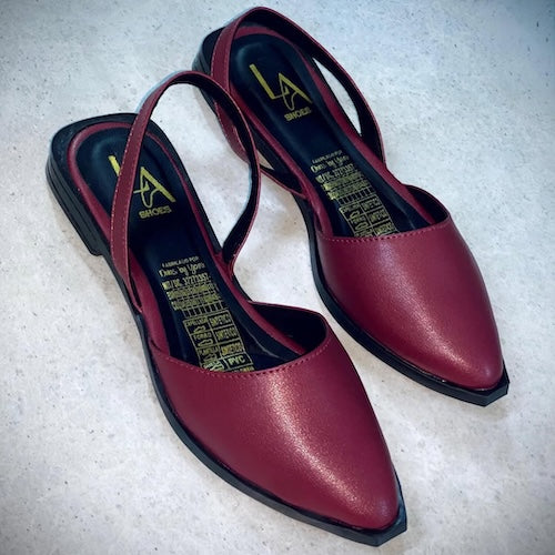 Baletas Destalonada Vinotinto