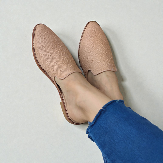 Mules Flores Rosa