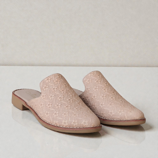 Mules Flores Rosa
