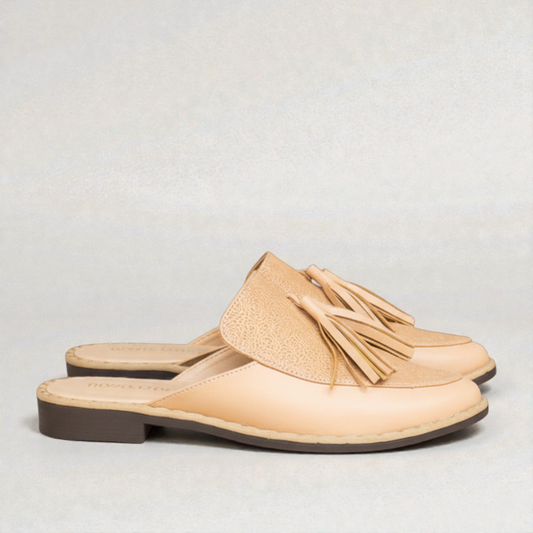 Mules Flecos Nude