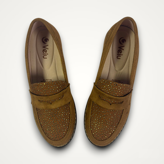 Mocasines Cafés
