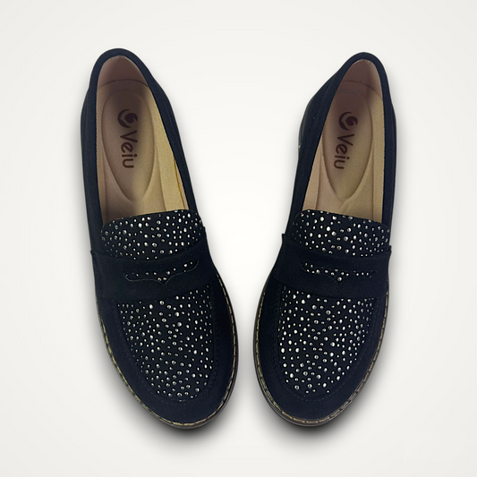 Mocasines Negro