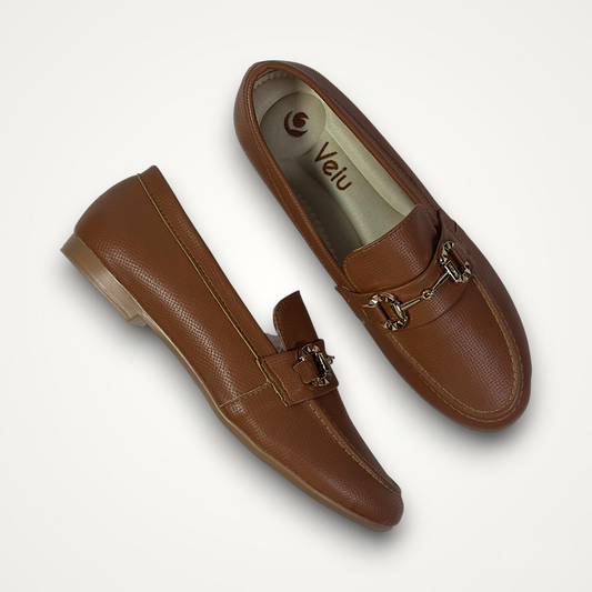 Mocasines Hebilla  Miel